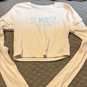 Aeropostale White Long Sleeve Tee